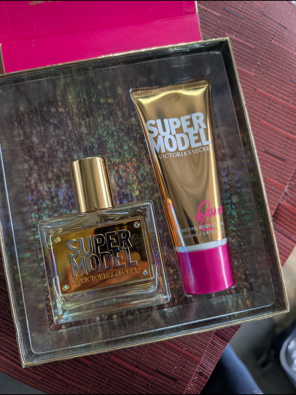 Supermodel Perfume/lotion Set From Victoria's Secret Gift